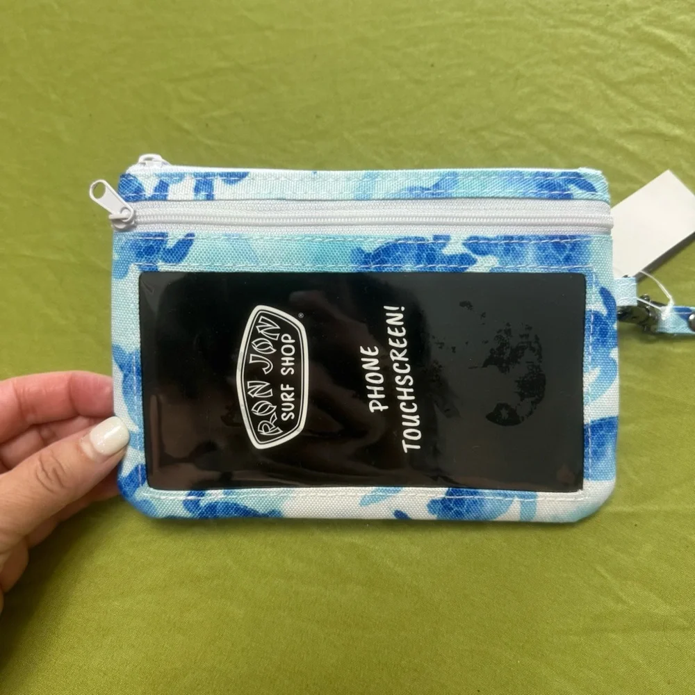 NWT Ron Jon Surf Shop Blue Turtle Wristlet - Picture 3 of 9